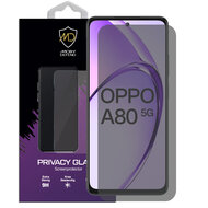 MobyDefend Oppo A80 5G Screenprotector - HD Privacy Glass Screensaver