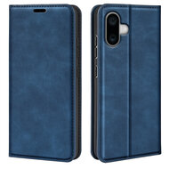 iPhone 16 Hoesje - Luxe Wallet Bookcase (Magnetische Sluiting) - Blauw