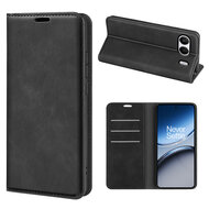 OnePlus Nord 4 Hoesje - Luxe Wallet Bookcase (Magnetische Sluiting) - Zwart