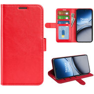 OnePlus Nord 4 Hoesje - MobyDefend Wallet Book Case (Sluiting Achterkant) - Rood