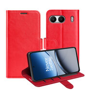 OnePlus Nord 4 Hoesje - MobyDefend Wallet Book Case (Sluiting Achterkant) - Rood