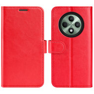 Oppo Reno12 F Hoesje - MobyDefend Wallet Book Case (Sluiting Achterkant) - Rood