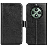 Oppo Reno12 F Hoesje - MobyDefend Wallet Book Case (Sluiting Achterkant) - Zwart