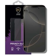 MobyDefend iPhone 16 Pro Screenprotector - HD Privacy Glass Screensaver