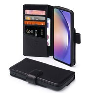 Samsung Galaxy A54 Hoesje - Luxe MobyDefend Wallet Bookcase - Zwart