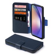 Samsung Galaxy A54 Hoesje - Luxe MobyDefend Wallet Bookcase - Blauw