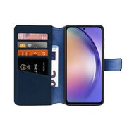 Samsung Galaxy A54 Hoesje - Luxe MobyDefend Wallet Bookcase - Blauw