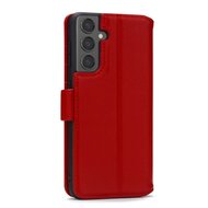 Samsung Galaxy S24 Plus (S24+) Hoesje - Luxe MobyDefend Wallet Bookcase - Rood