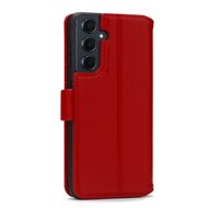 Samsung Galaxy A55 Hoesje - Luxe MobyDefend Wallet Bookcase - Rood