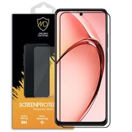 Oppo A60 5G Screenprotector - MobyDefend Screensaver Met Zwarte Randen - Gehard Glas 