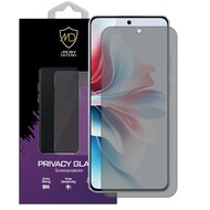 MobyDefend Oppo Reno11 F Screenprotector - Matte Privacy Glass Screensaver