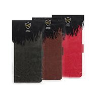 iPhone 16 Hoesje - MobyDefend Wallet Book Case (Sluiting Achterkant) - Bruin