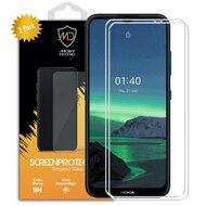 2-Pack Nokia 1.4 Screenprotectors - MobyDefend Case-Friendly Screensaver - Gehard Glas