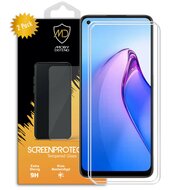 2-Pack Oppo Reno8 Screenprotectors - MobyDefend Case-Friendly Screensaver - Gehard Glas