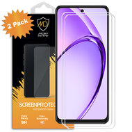 2-Pack Oppo A40 Screenprotectors - MobyDefend Case-Friendly Screensavers - Gehard Glas