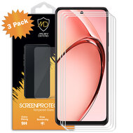 3-Pack Oppo A60 5G Screenprotectors MobyDefend Case-Friendly Screensavers - Gehard Glas