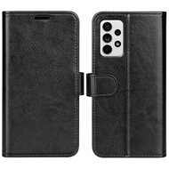 Samsung Galaxy A53 Hoesje - MobyDefend Wallet Book Case (Sluiting Achterkant) - Zwart