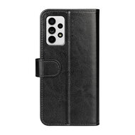 Samsung Galaxy A53 Hoesje - MobyDefend Wallet Book Case (Sluiting Achterkant) - Zwart