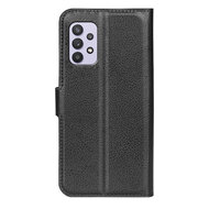 Samsung Galaxy A53 Hoesje - MobyDefend Kunstleren Wallet Book Case (Sluiting Voorkant) - Zwart