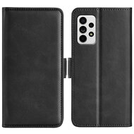 Samsung Galaxy A53 Hoesje - MobyDefend Luxe Wallet Book Case (Sluiting Zijkant) - Zwart