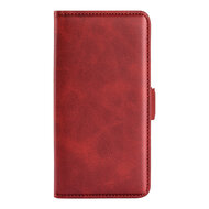 Samsung Galaxy A54 Hoesje - MobyDefend Luxe Wallet Book Case (Sluiting Zijkant) - Rood