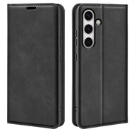 Samsung Galaxy S24 FE Hoesje - Luxe Wallet Bookcase (Magnetische Sluiting) - Zwart