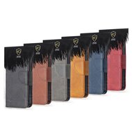 Samsung Galaxy S24 FE Hoesje - MobyDefend Wallet Book Case Met Koord - Zwart