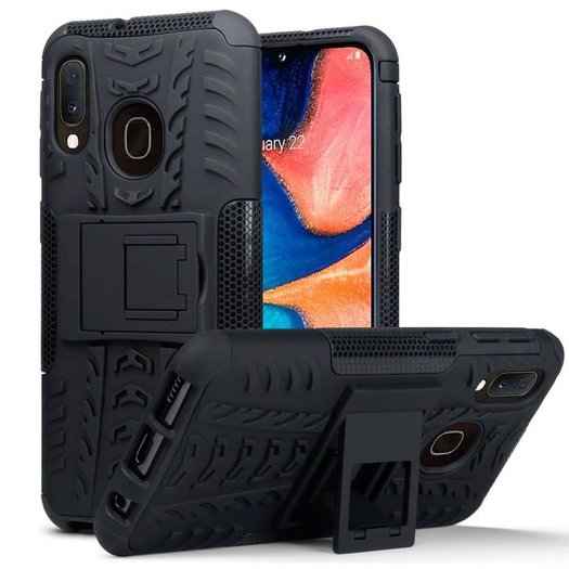 Samsung Galaxy A20e hoesje, Rugged armor case met