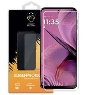 Motorola Moto G55 Screenprotector - MobyDefend Case-Friendly Screensaver - Gehard Glas