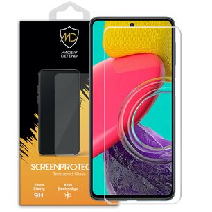 Samsung Galaxy M53 Screenprotector - MobyDefend Case-Friendly Screensaver - Gehard Glas