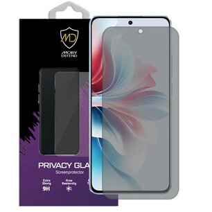 MobyDefend Oppo Reno11 F Screenprotector - Matte Privacy Glass Screensaver