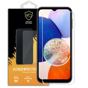 Samsung Galaxy A14 Screenprotector - MobyDefend Case-Friendly Screensaver - Gehard Glas