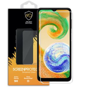 Samsung Galaxy A04s Screenprotector - MobyDefend Case-Friendly Screensaver - Gehard Glas