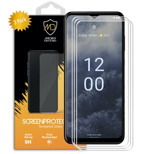 3-Pack Nokia G60 Screenprotectors - MobyDefend Case-Friendly Screensaver - Gehard Glas