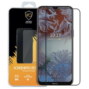 Nokia G10 / Nokia G20 Screenprotector - MobyDefend Screensaver Met Zwarte Randen - Gehard Glas