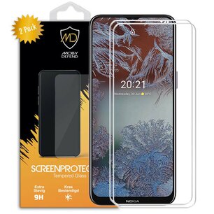 2-Pack Nokia G10 / Nokia G20 Screenprotectors - MobyDefend Case-Friendly Screensaver - Gehard Glas