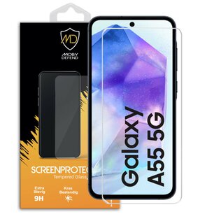 Samsung Galaxy A55 Screenprotector - MobyDefend Case-Friendly Screensaver - Gehard Glas