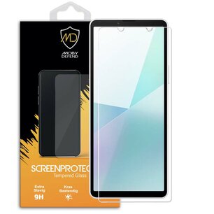 Sony Xperia 10 VI Screenprotector - MobyDefend Case-Friendly Screensaver - Gehard Glas