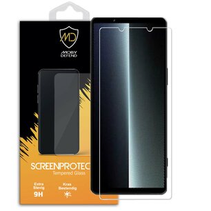 Sony Xperia 1 V Screenprotector - MobyDefend Case-Friendly Screensaver - Gehard Glas