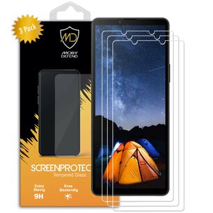 3-Pack Sony Xperia 10 V Screenprotectors - MobyDefend Case-Friendly Screensaver - Gehard Glas