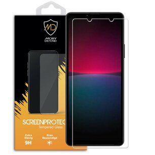 Sony Xperia 10 IV Screenprotector - MobyDefend Case-Friendly Screensaver - Gehard Glas