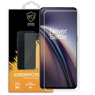 OnePlus Nord CE 2 Screenprotector - MobyDefend Case-Friendly Screensaver - Gehard Glas