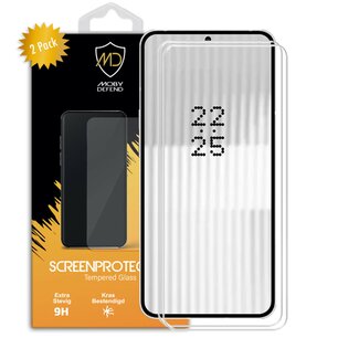 2-Pack Nothing Phone 1 Screenprotectors - MobyDefend Case-Friendly Screensavers - Gehard Glas