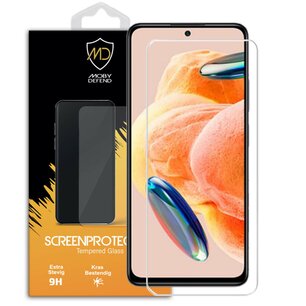 Xiaomi Redmi Note 12 Pro 4G Screenprotector - MobyDefend Case-Friendly Screensaver - Gehard Glas