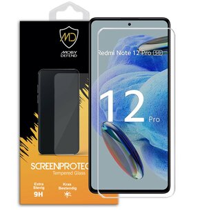 Xiaomi Redmi Note 12 Pro 5G Screenprotector - MobyDefend Case-Friendly Screensaver - Gehard Glas