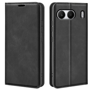 OnePlus Nord 4 Hoesje - Luxe Wallet Bookcase (Magnetische Sluiting) - Zwart