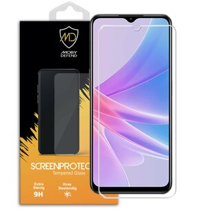 Oppo A78 (5G) Screenprotector - MobyDefend Case-Friendly Screensaver - Gehard Glas