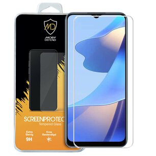 Oppo A16 / A16s / A54s Screenprotector - MobyDefend Case-Friendly Screensaver - Gehard Glas